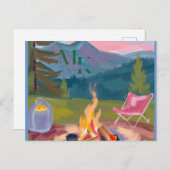 Carte Postale Par Le Feu (Devant / Derrière)