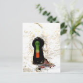 Carte Postale par le trou de touche (Debout devant)