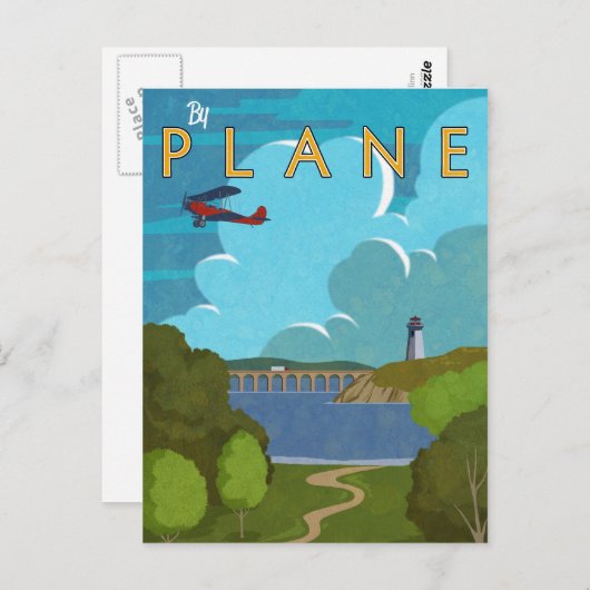 Carte Postale Par plan (Devant / Derrière)