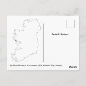 Carte Postale Par route, Rossmuc (Dos)