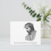 Carte Postale Par Sa blessure, nous sommes guéris (Debout devant)