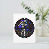 Carte Postale Parabole de l'art en verre tendu (Debout devant)