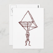 Carte Postale parachute (Devant / Derrière)