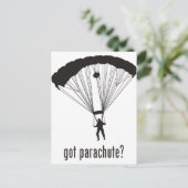 Carte Postale Parachute (Debout devant)