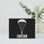 Carte Postale Parachute Skydiving Oh Chute (Debout devant)