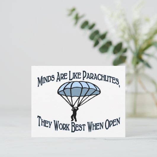 Carte Postale Parachutes de Minds (Debout devant)