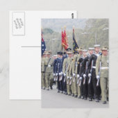 Carte Postale Parade ANZAC (Devant / Derrière)