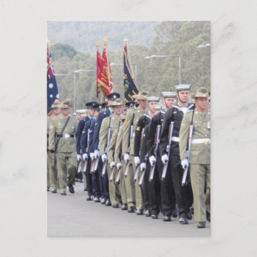 Carte Postale Parade ANZAC (Devant)