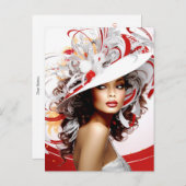 CARTE POSTALE PARADE DE CASQUETTE DE FANCY #2 (Devant / Derrière)