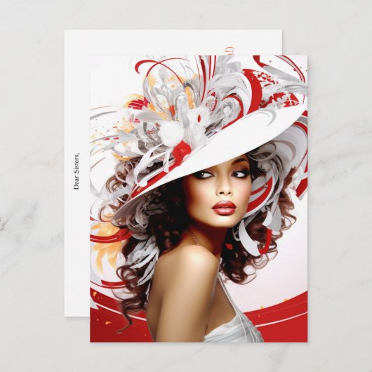 CARTE POSTALE PARADE DE CASQUETTE DE FANCY #2 (Devant / Derrière)