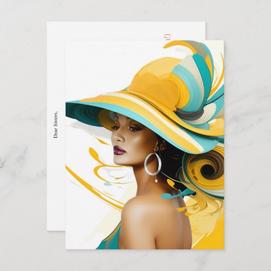 CARTE POSTALE PARADE DE CASQUETTE DE FANCY #5 (Devant / Derrière)