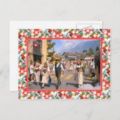 Carte Postale Parade de la fête nationale suisse, Interlaken (Devant / Derrière)