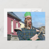 Carte Postale Parade de la Saint-Patricks à Ennis - Irlande (Devant / Derrière)