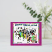 Carte Postale Parade de Zulu à Mardi Gras (Debout devant)