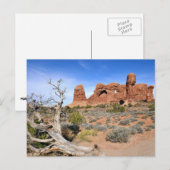 Carte Postale Parade des éléphants au Parc national des Arches (Devant / Derrière)