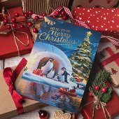 Carte Postale Parade des pingouins à l'Igloo