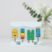 Carte Postale Parade Popsicle - PostCard (Debout devant)