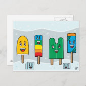 Carte Postale Parade Popsicle - PostCard (Devant / Derrière)