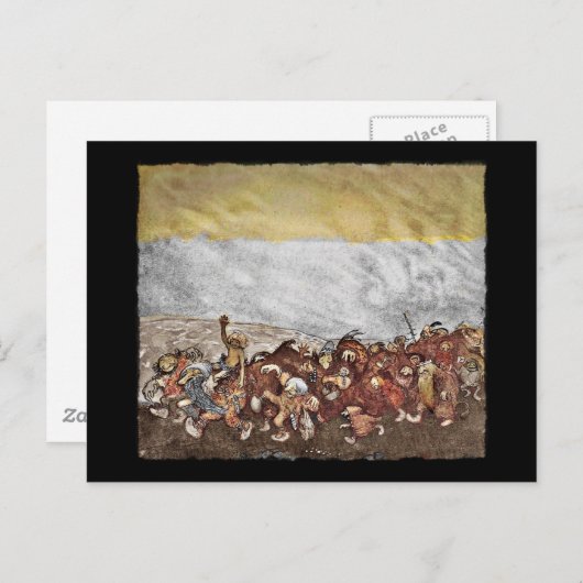 Carte Postale Parade Troll and Gnome (Devant / Derrière)