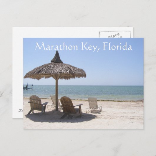 Carte Postale Paradis (Devant / Derrière)