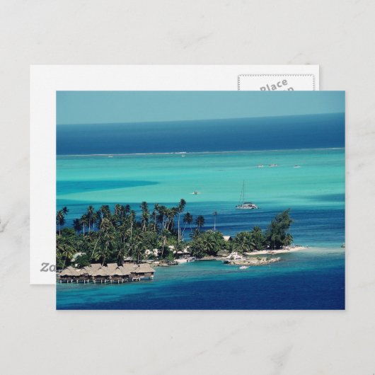 Carte Postale Paradis (Devant / Derrière)