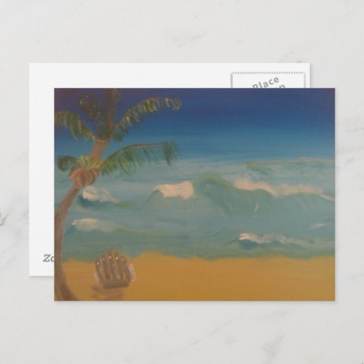 Carte Postale paradis (Devant / Derrière)