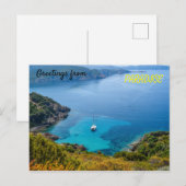 Carte Postale Paradis (Devant / Derrière)