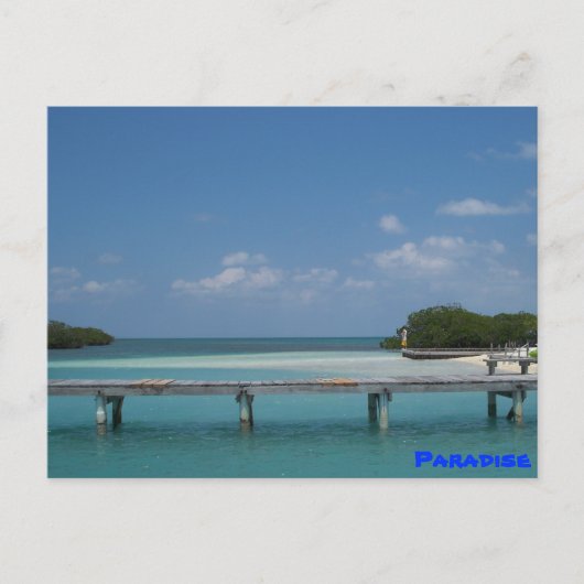 Carte Postale Paradis (Devant)