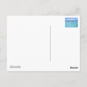 Carte Postale Paradis bleu (Dos)