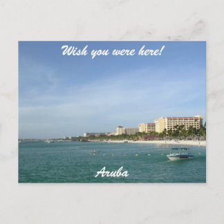 Carte Postale Paradis d'Aruba