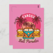 Carte Postale paradis de canggu bali (Devant / Derrière)