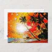 Carte postale Paradis de l'eau chaude (Devant / Derrière)