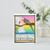 Carte Postale Paradis des Bermudes. (Debout devant)