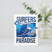 Carte Postale paradis des surfeurs (Debout devant)