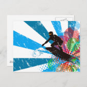 Carte Postale Paradis des surfeurs en détresse (Devant / Derrière)