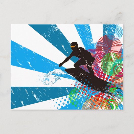 Carte Postale Paradis des surfeurs en détresse (Devant)