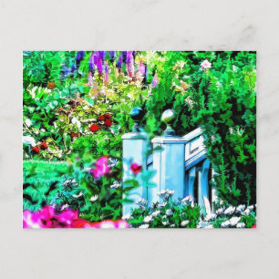 Carte Postale Paradis du jardin des fleurs