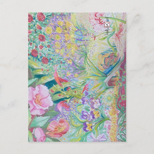 Carte Postale Paradis du jardinier (Devant)