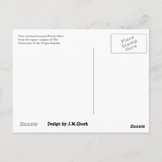 Carte Postale Paradis (en construction) (Dos)