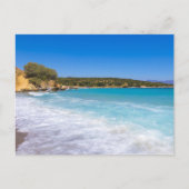 Carte Postale Paradis exotique de l'île tropicale de la plage (Devant)