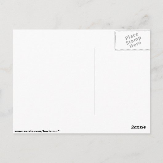 Carte Postale Paradis perdu (Dos)