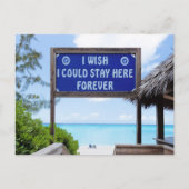 Carte Postale Paradis tropical (Devant)