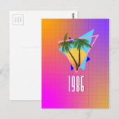 Carte Postale paradis tropical 1986 (Devant / Derrière)