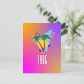 Carte Postale Paradis tropical de 1986 (Debout devant)