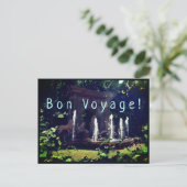 Carte Postale Paradis vert loin, loin Bon Voyage  (Debout devant)