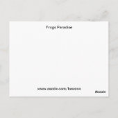 Carte postale Paradise Frogs (Dos)