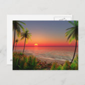 Carte postale Paradise Island (Devant / Derrière)