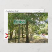 Carte Postale Paradise Lane Floride (Devant / Derrière)