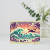 Carte Postale Paradise trouvé : Hawaii (Debout devant)