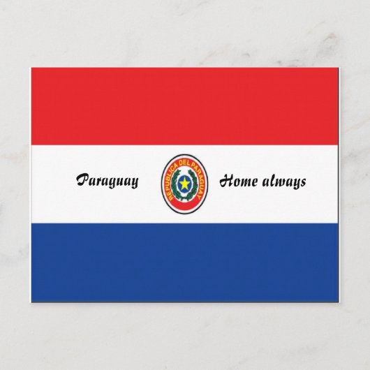 Carte Postale Paraguay (Devant)